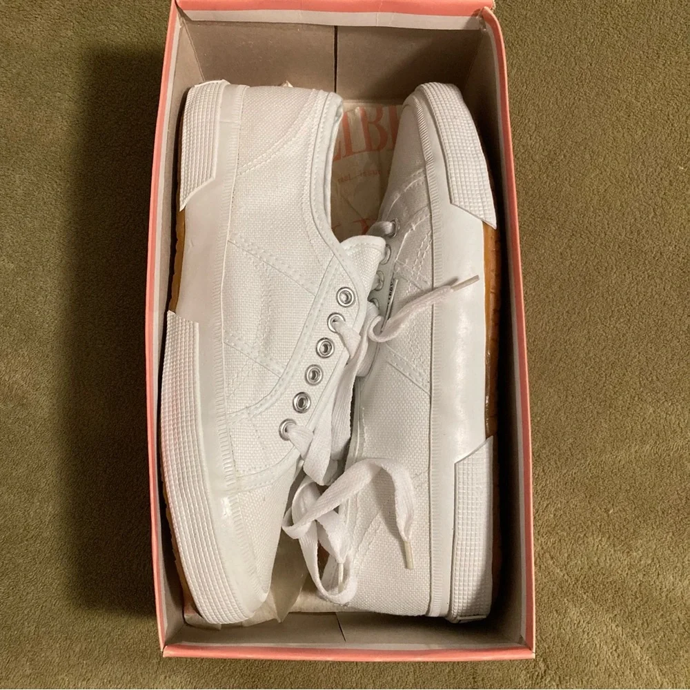 NIB Vintage Sam & Libby Jackie Canvas Shoes Sneakers Size 7.5 - Picture 2 of 13